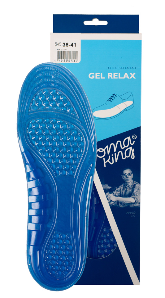 OmaKing Gel Relax geelist sisetallad 36-41 lõigatav