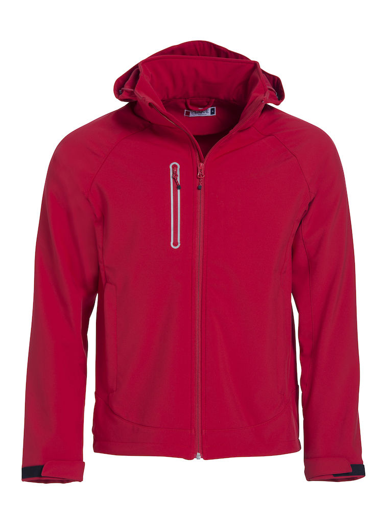 Clique MILFORD meeste softshell jope, punane
