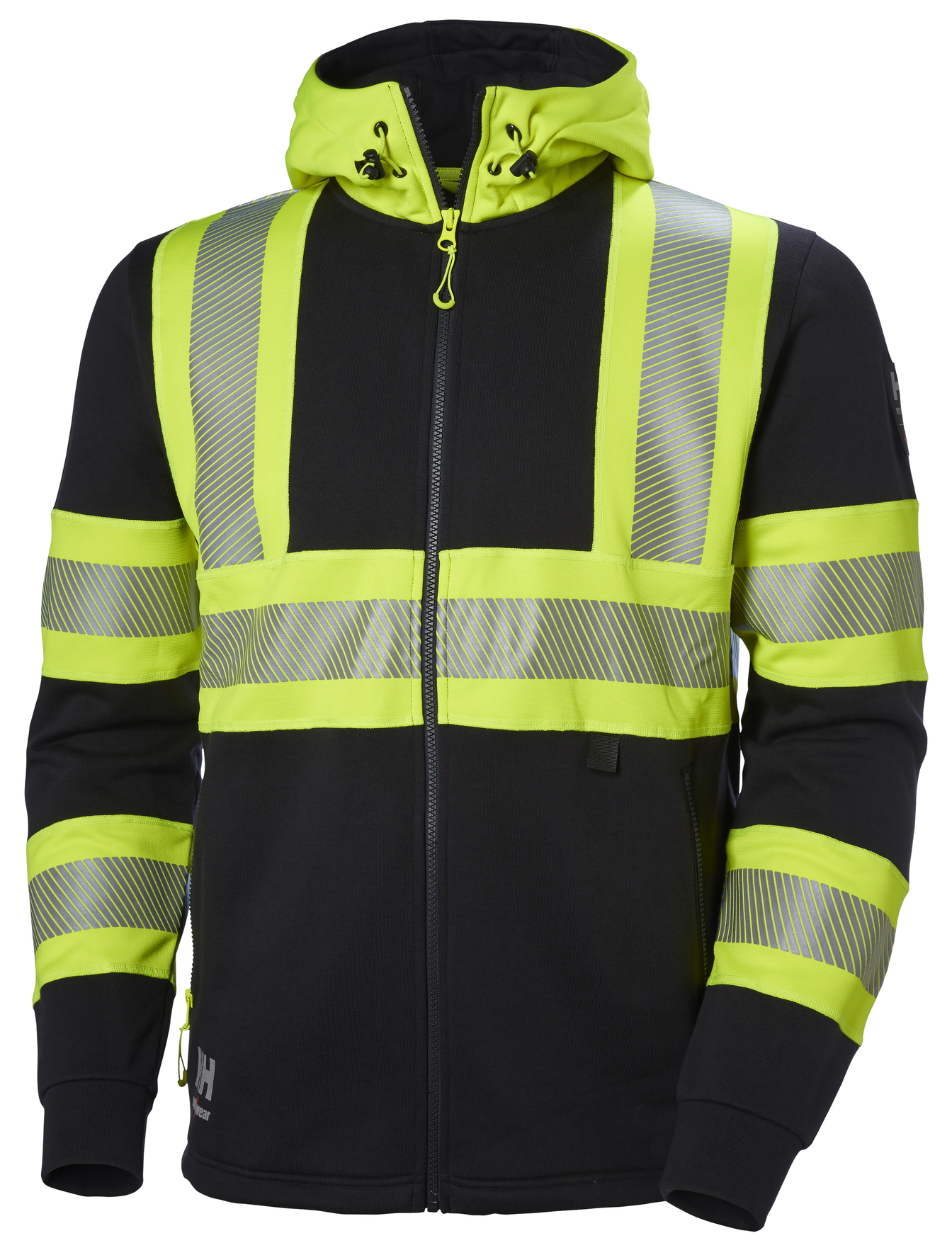 Helly Hansen ICU pusa kapuutsi ja lukuga HI-VIS kl1 kollane/must