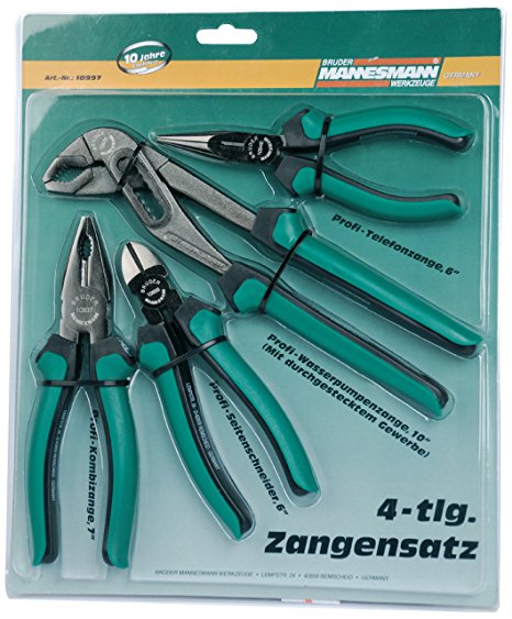 Mannesmann näpitsate komplekt 4tk