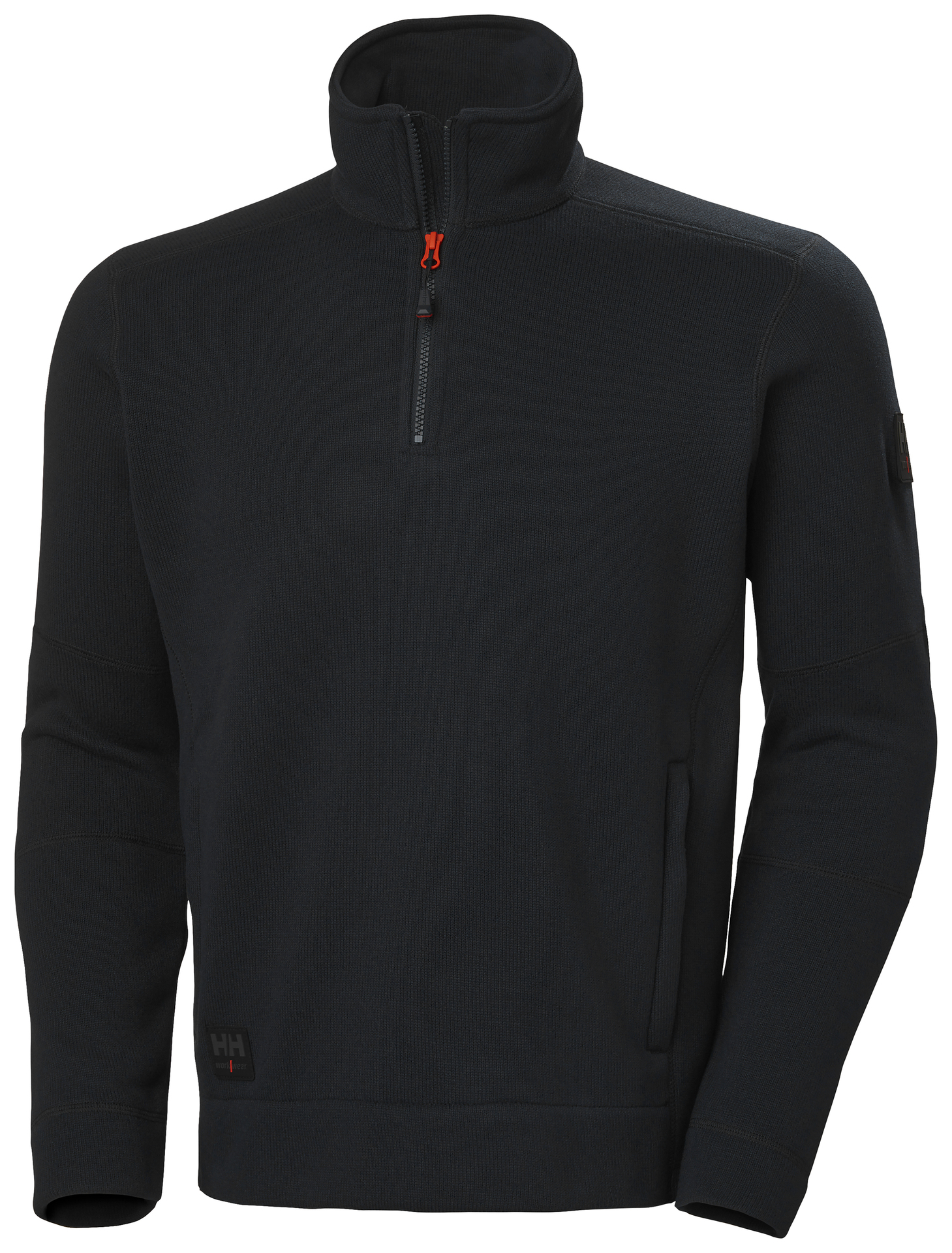 Helly Hansen KENSINGTON 1/2 lukuga kootud fliisjakk, must