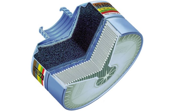 MSA 93 kombineeritud filter, K/St