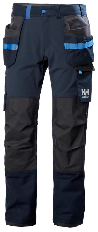 Helly Hansen OXFORD 4X Construction ripptaskutega püksid tumesinine/hall/sinine
