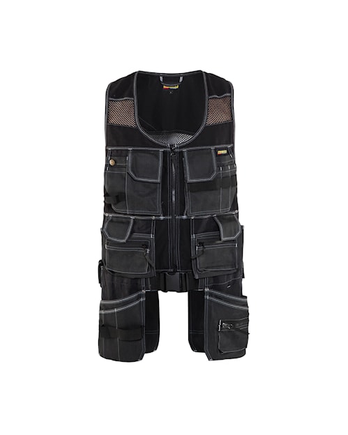 Blakläder X1900 ripptaskutega vest võrkseljaga must