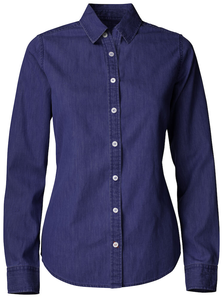 Cutter & Buck Ellensburg Denim pikkade varrukatega särk
