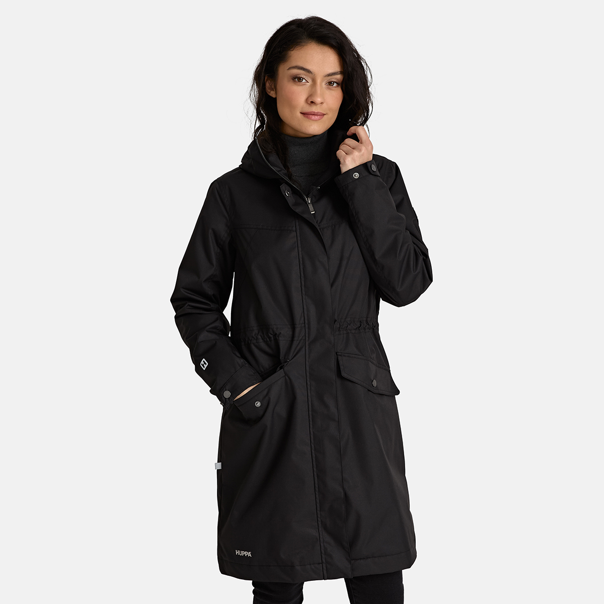 Huppa MINNA naiste parka kevad-sügis 40g must