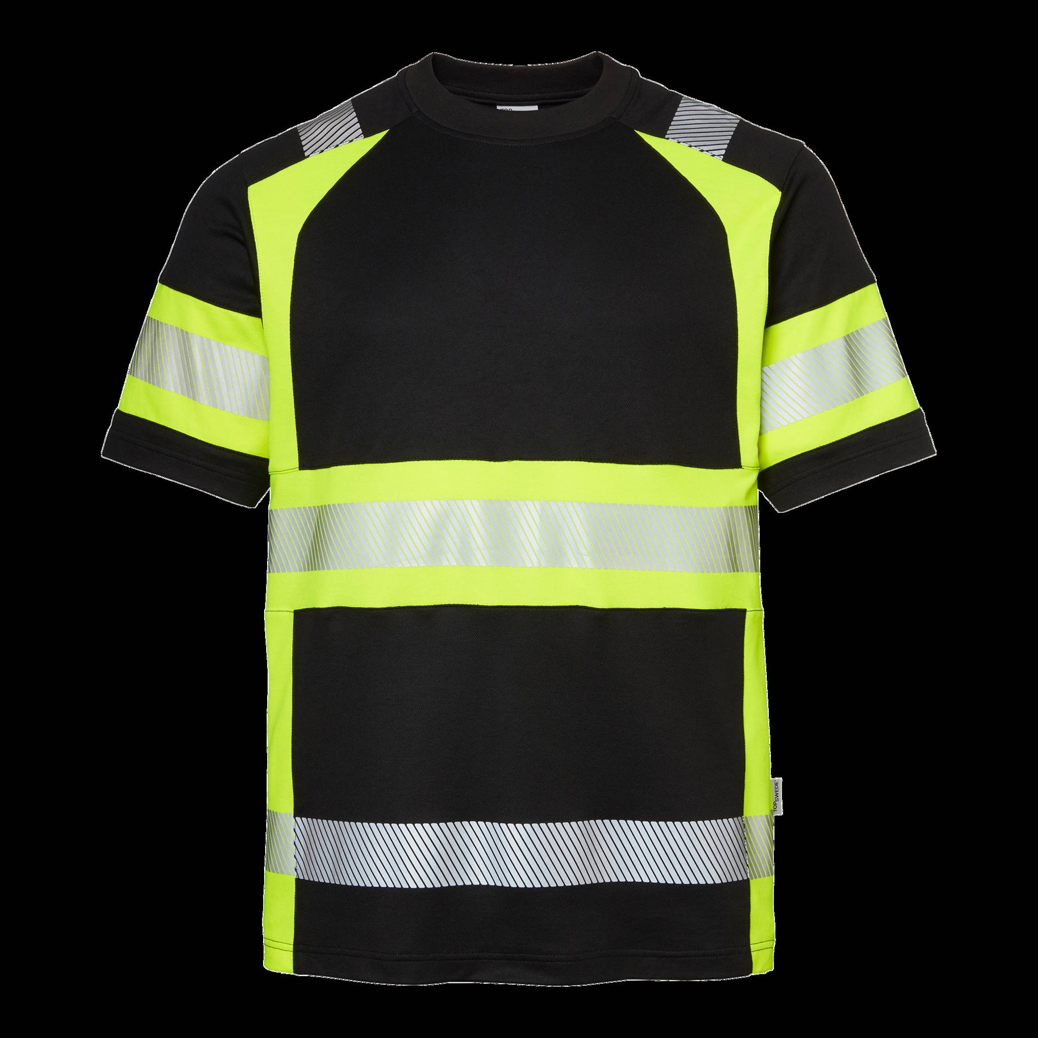 Top Swede 600 T-särk Hi-Vis kl1 kollane/must
