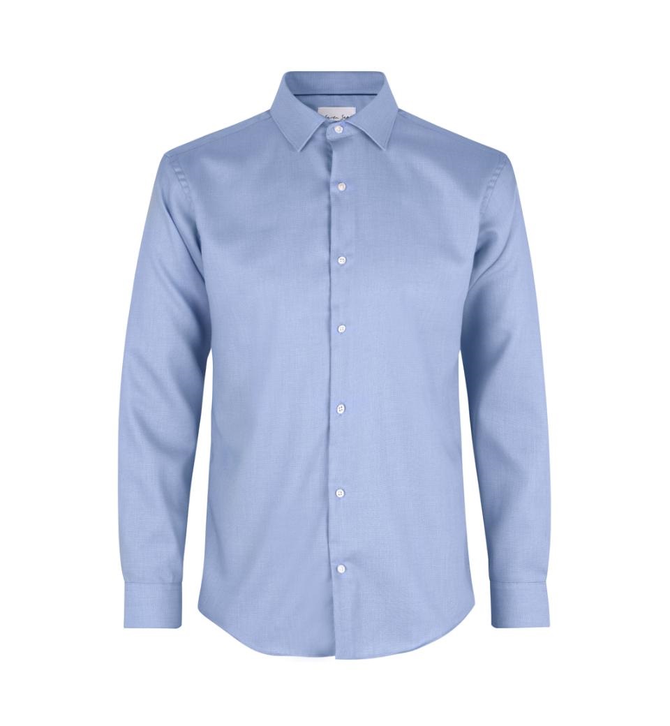SEVEN SEAS Royal Oxford Slim triiksärk helesinine
