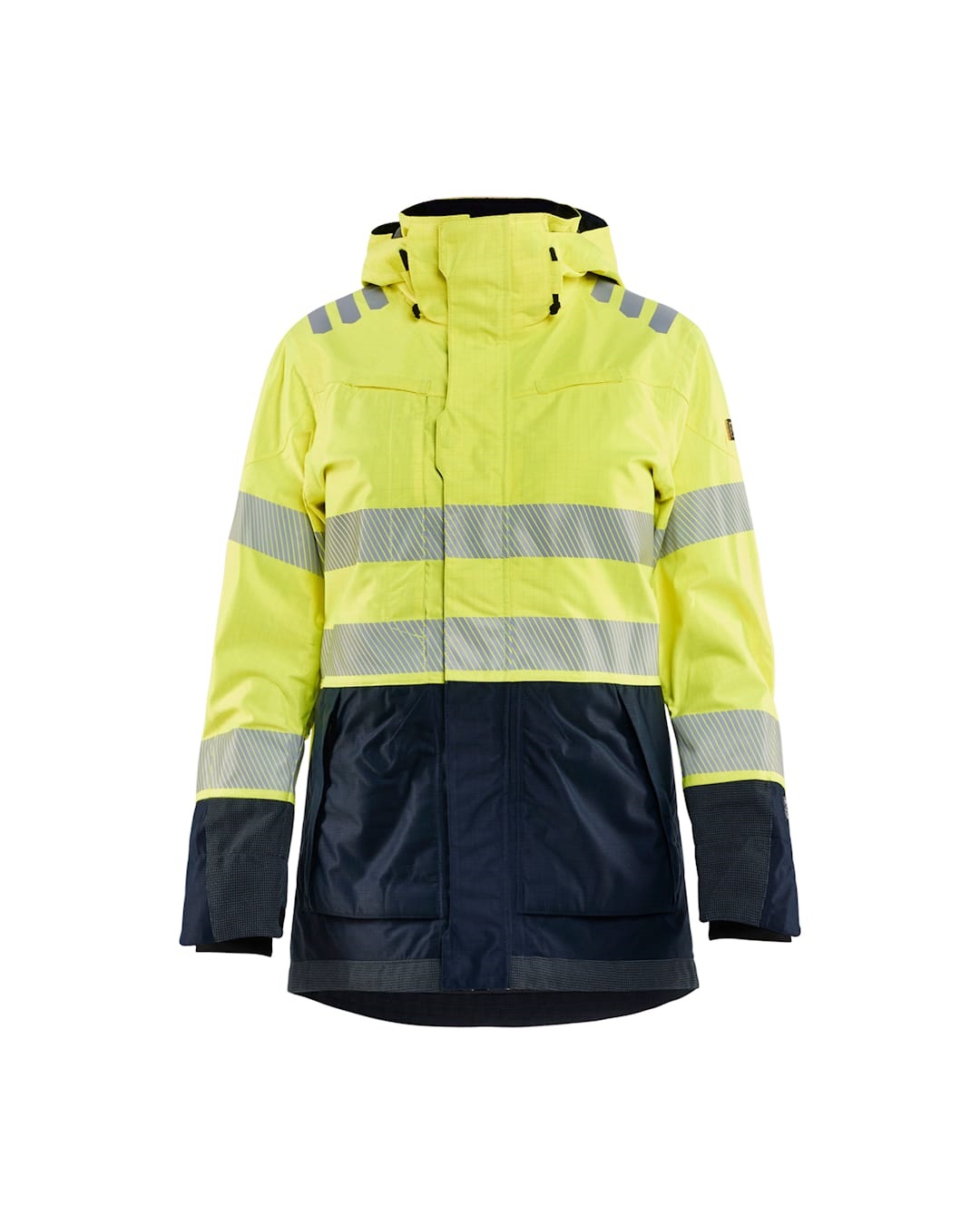 Blåkläder Multinorm Hi-Vis naiste koorikjope kl.2 kollane/tumesinine