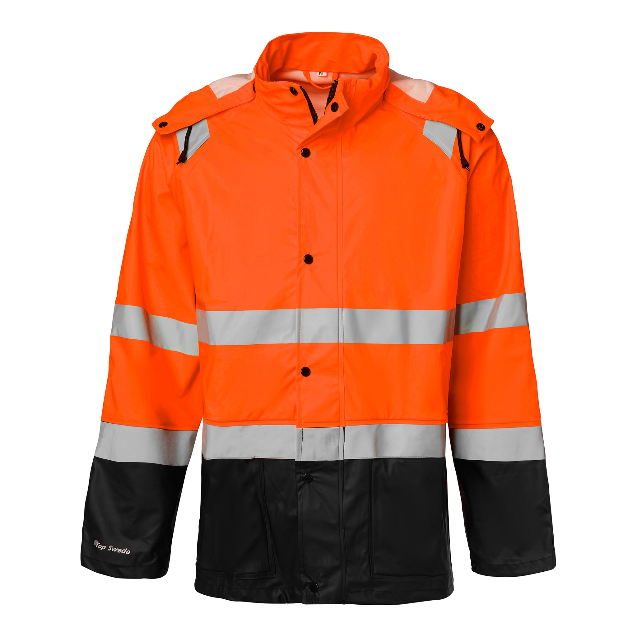 Top Swede vihmajakk Hi-Vis kl 3, oranž/must